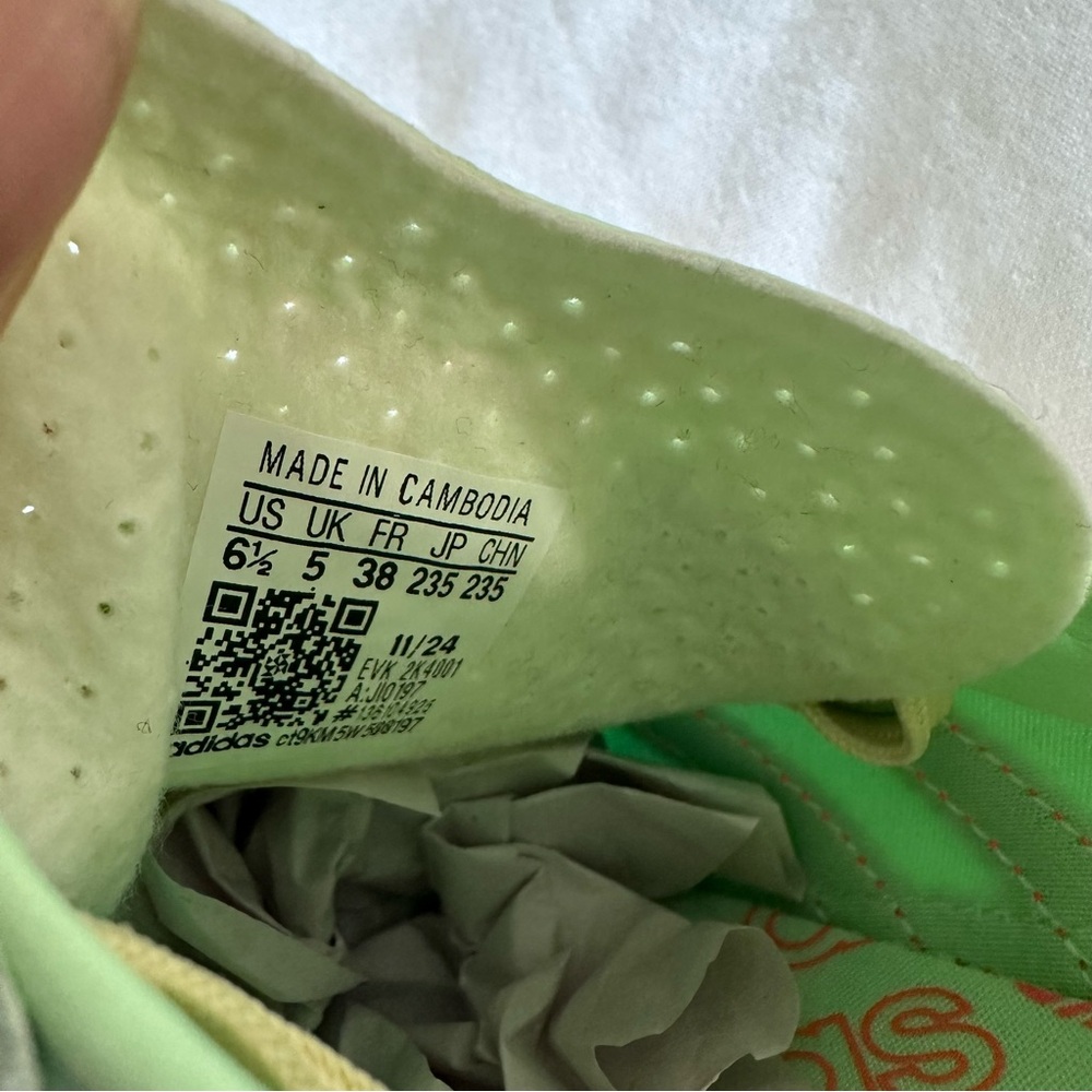 ADIDAS SL 72 OG Mint Green Coral 70s Retro Sneakers Size 6.5 New Normcore - Picture 5 of 7